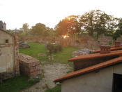 Ruine der Deutschordensburg Schloss Kischau / Zamek Kiszewski, Bild R.B.