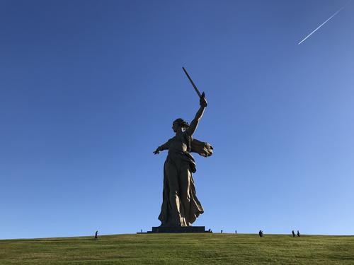 Mutter Heimat Statue - Denkmal an die Schlacht bei Stalingrad