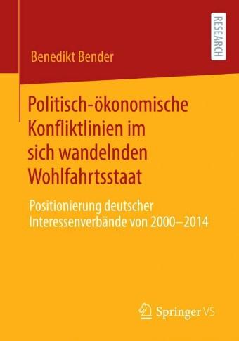 Buchcover Politisch-ökonomische Konfliktlinien im sich wandelnden Wohlfahrtsstaat