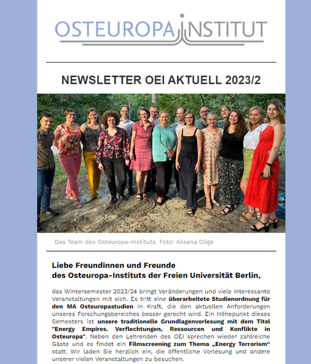 Newsletter OEI Aktuell 2023/1