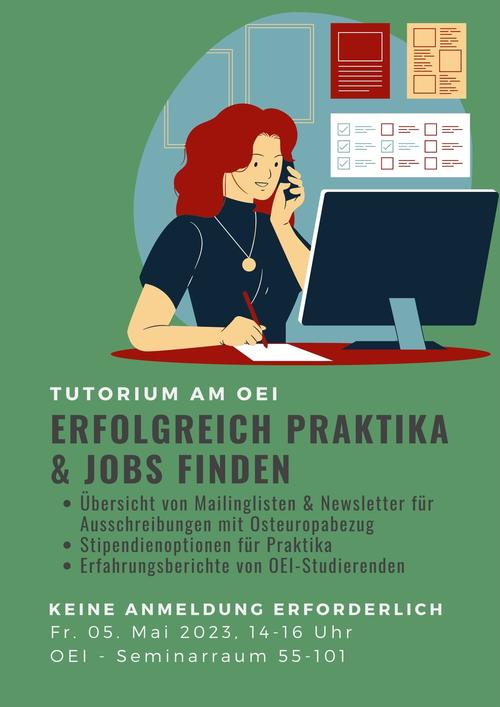 Tutorium „Erfolgreich Praktika & Jobs finden“