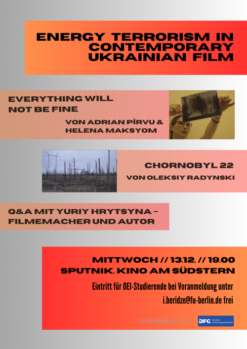Energy Terrorism in Contemporary Ukrainian Film