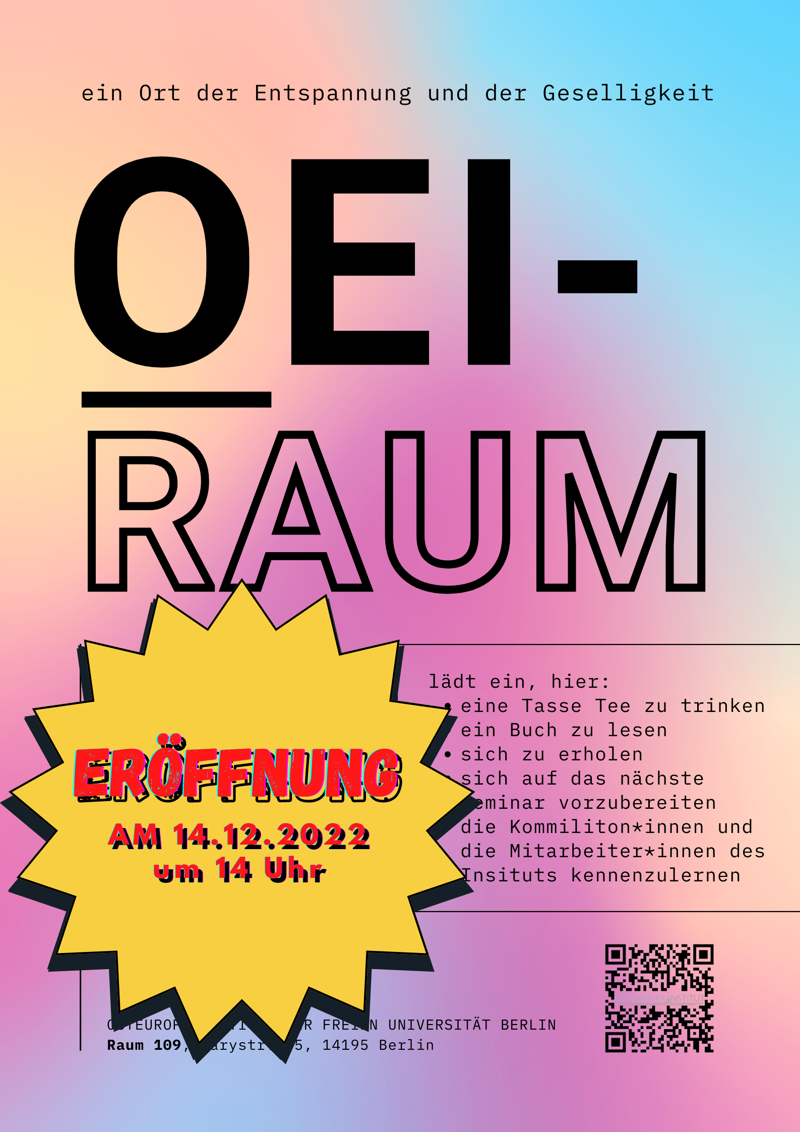 OEI-RAUM Eröffnung