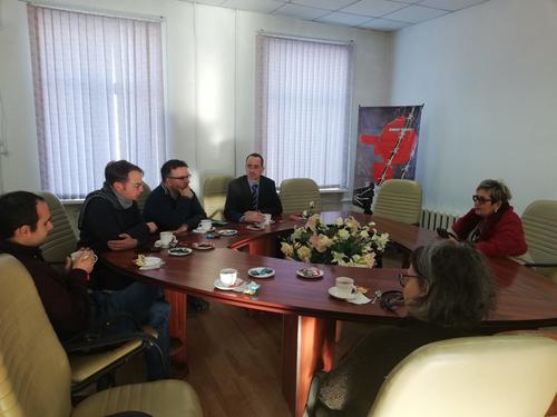 Treffen mit der Leiterin des KarLag Museums in Karaganda