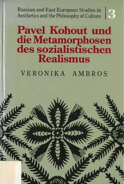 Ambros, Veronika. (1993). Pavel Kohout und die Metamorphosen des sozialistischen Realismus.  (Russian and East European Studies in Aesthetics and the Philosophy of Culture, Bd. 3). New York: Peter Lang Verlag.