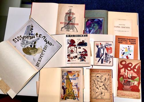 Small selection of Russian art books (Silver Age) 