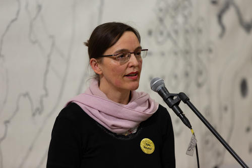 Dr. Jule Reuter, Doktorandin im Kolleg 1994-1997, heute Kuratorin an der Burg Giebichenstein Kunsthochschule Halle