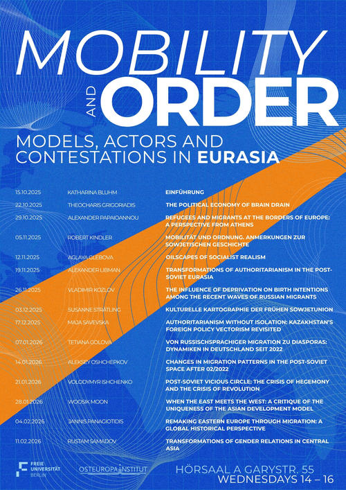 Grundlagenvorlesung 25/26 "Mobility and Order"