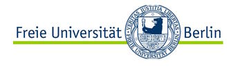 Startseite der Freien Universität Berlin