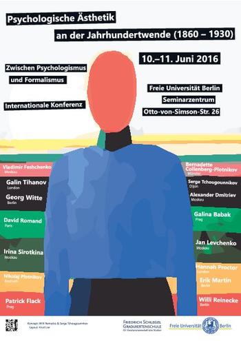 Plakat zur Konferenz Psychologische Ästhetik