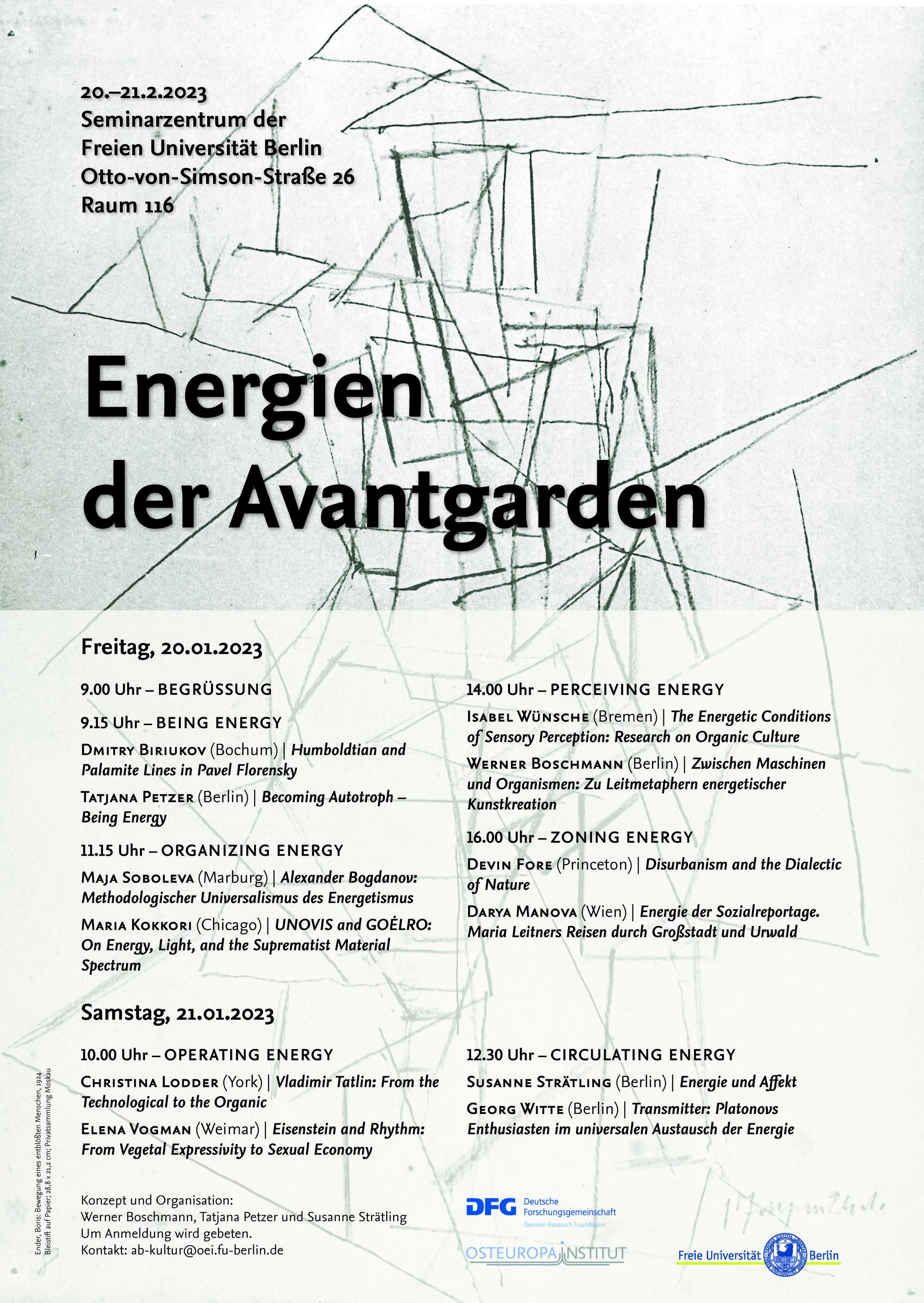 Energien der Avantgarden