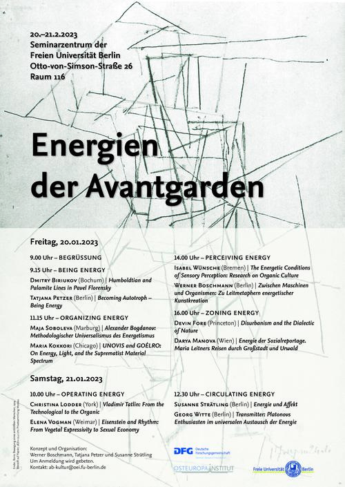 Energien der Avantgarden