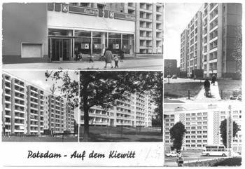 Abbildung 1: Postkarte Auf dem Kiewitt, 1977; Quelle: DDR-Postkartenmuseum (J. Hartwig)