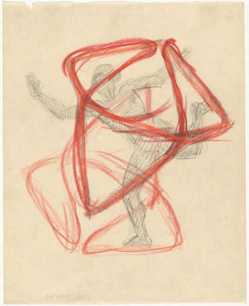 Kunsthaus Zürich, Grafische Sammlung, Nachlass Suzanne Perrottet, 1990 © The Trustees of the Rudolf Laban Estate