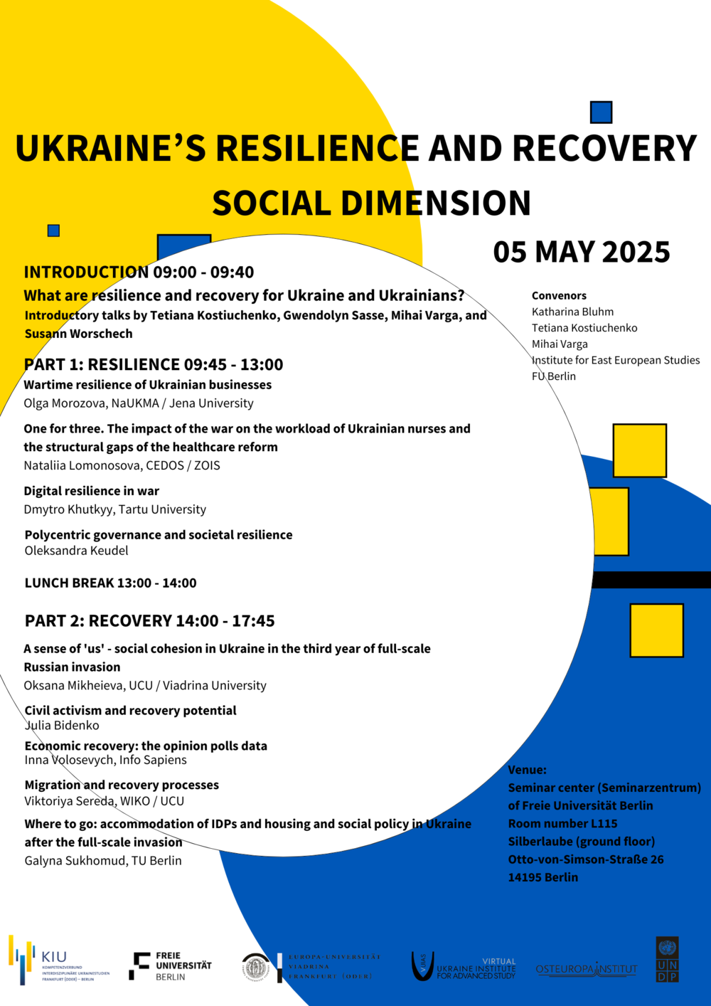 Poster Ukraine’s Resilience and Recovery