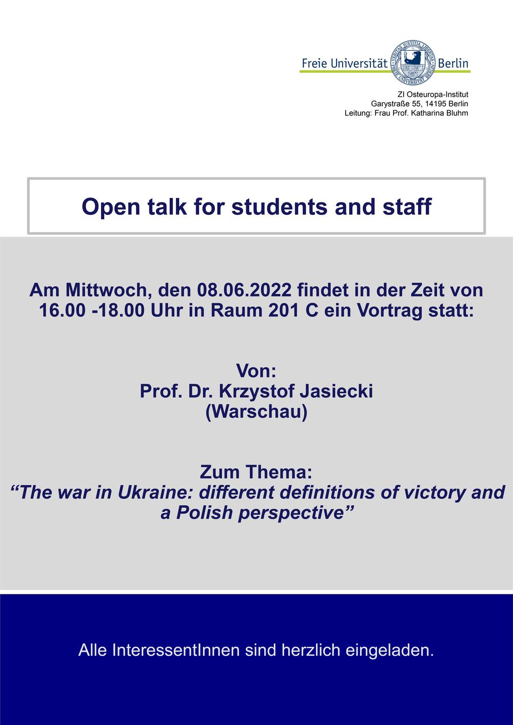 The war in Ukraine: different definitions of victory and a Polish perspective