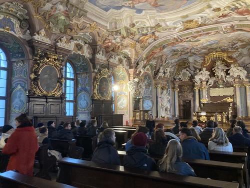 Zu Besuch bei der Uni Wrocław in der Aula Leopoldina