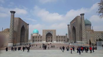 Registan-Platz in Samarkand. Bildquelle: Theocharis Grigoriadis